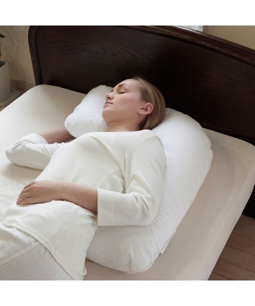 fossflakes(フォスフレイクス)/フォスフレイクス fossflakes 枕 抱き枕 洗える 横向き専用 サイドウェイズ ウォッシャブル SIDEWAYZ ホワイト 白 FF－5666SIDE/img04