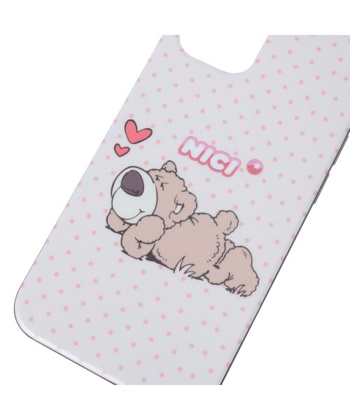 NICI(ニキ)/NICI ニキ iPhone 12mini スマホケース 携帯 アイフォン カバー レディース HYBRID BACK CASE ホワイト グレー ベージュ ブ/img05