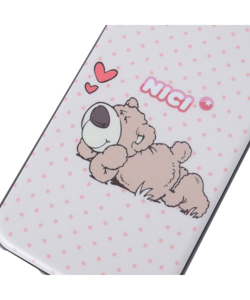 NICI(ニキ)/NICI ニキ iPhone SE2 8 iPhone7 スマホケース 携帯 アイフォン カバー レディース HYBRID BACK CASE ホワイト グレー/img07