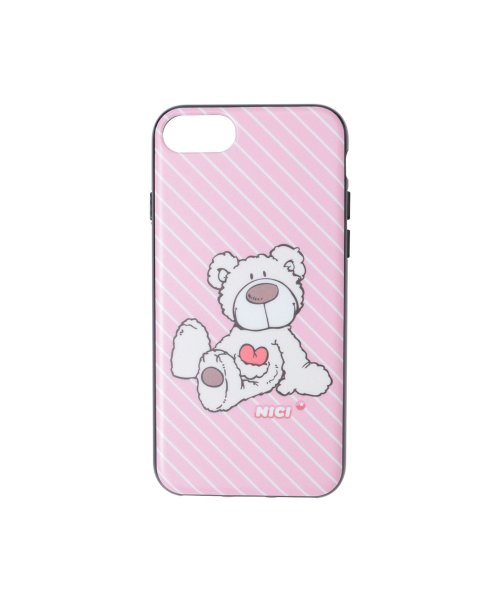 NICI(ニキ)/NICI ニキ iPhone SE2 8 iPhone7 スマホケース 携帯 アイフォン カバー レディース HYBRID BACK CASE ホワイト グレー/img16