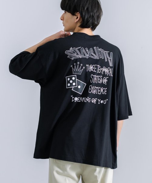 Rocky Monroe(ロッキーモンロー)/Tシャツ 半袖 刺繍 プリント カットソー メンズ レディース ビッグシルエット オーバーサイズ ゆったり ルーズ ワイド クルーネック TC天竺 カジュアル /img26