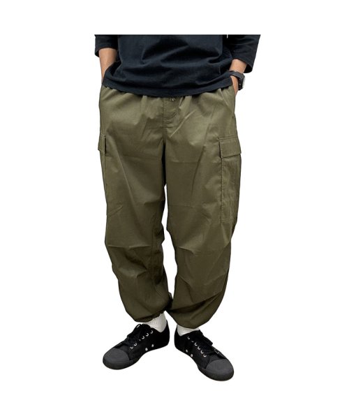 MAC HOUSE(men)(マックハウス（メンズ）)/NAVY ネイビー ワイドイージーカーゴパンツ 3110－7301/img12