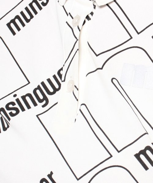 Munsingwear(マンシングウェア)/『ENVOY』サンスクリーン鹿の子総柄プリントレギュラーカラーシャツ【アウトレット】/img08