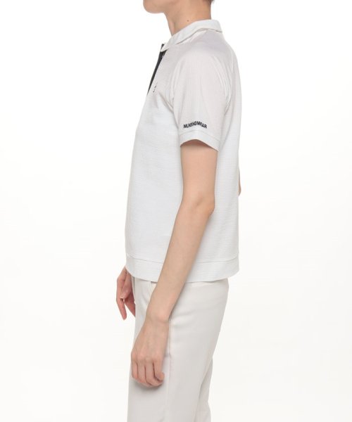 Munsingwear(マンシングウェア)/T/Cストレッチサッカーハーフジップ半袖シャツ【アウトレット】/img07