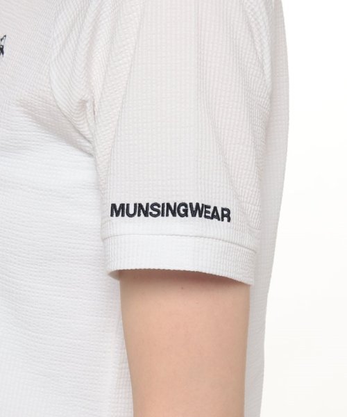 Munsingwear(マンシングウェア)/T/Cストレッチサッカーハーフジップ半袖シャツ【アウトレット】/img10