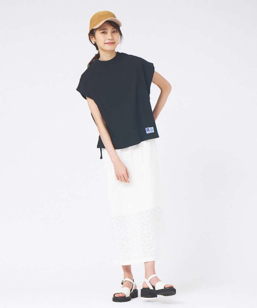 abahouse mavie(ａｂａｈｏｕｓｅ　ｍａｖｉｅ)/【別注】RUSSELLフレンチスリーブTシャツ/img02