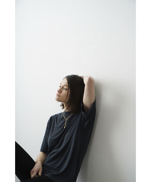 CLANE(クラネ)/SOFT CUT HALF SLEEVE TOPS/img03