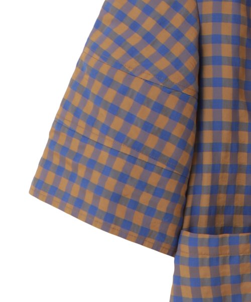 CLANE(クラネ)/GINGHAM CHECK DOME SLEEVE SHIRT/img16