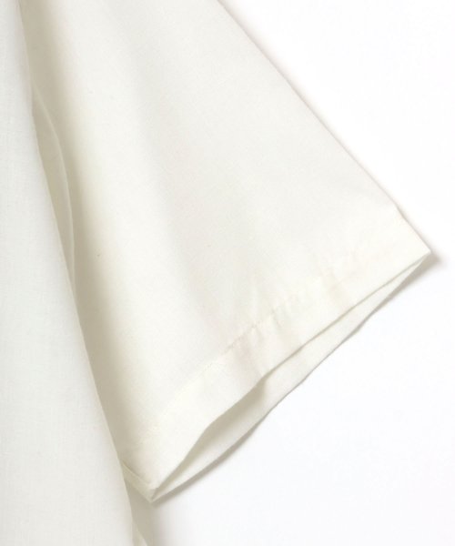LAZAR(ラザル)/【Lazar】Oversize Polyester/Linen Open Collar Shirt/オーバーサイズ ポリエステル/麻 オープンカラー 半袖シャツ/img12