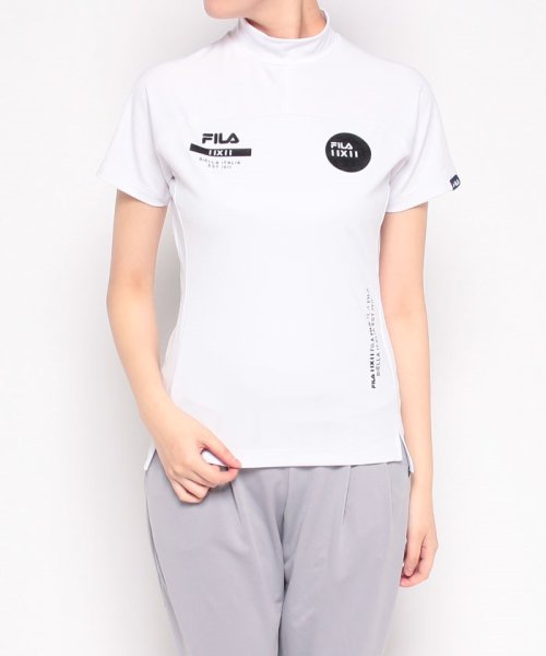 FILA GOLF(フィラゴルフ（レディース）)/【ゴルフ】ECOスムース モックネックTシャツ レディース/img01