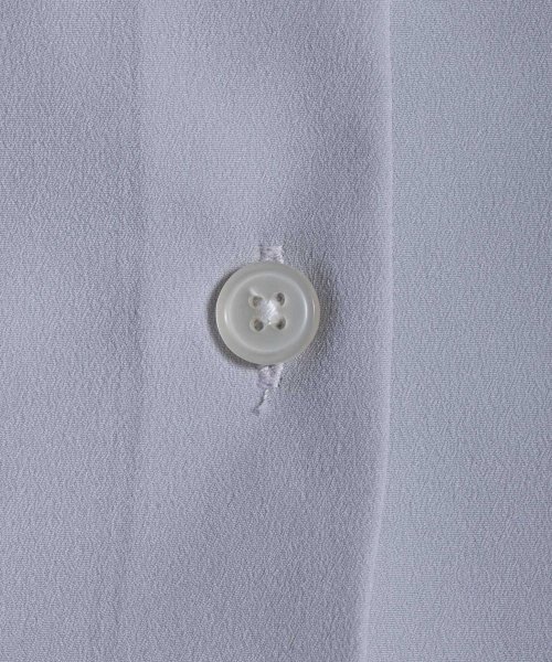 ANPAS(ANPAS)/【ANPAS】梨地 オーバーサイズ バイカラー ストライプ クレリック シャツ/メンズ 半袖 シャツ/img02