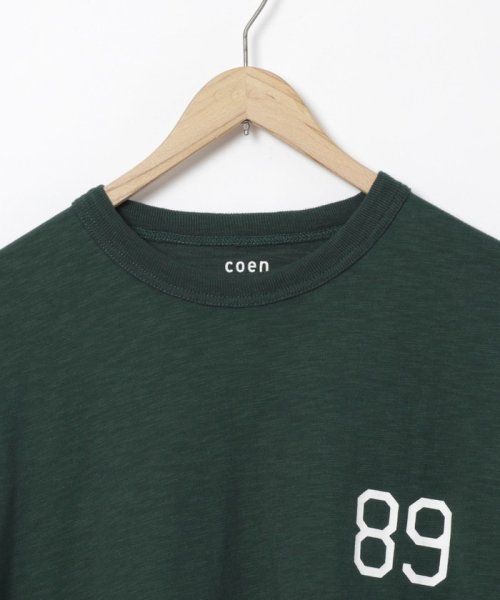 coen(coen)/スラブナンバリングTシャツ/img17