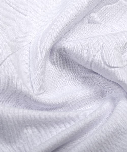 LUXSTYLE(ラグスタイル)/3DエンボスロゴプリントTシャツ/Tシャツ メンズ 半袖 半袖Tシャツ ビッグシルエット カットソー エンボス/img14