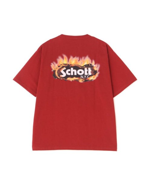 Schott(ショット)/S/S T－SHIRT "FIRE OVAL"/"ファイアーオーバル"Tシャツ/img24