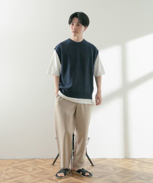 ITEMS URBANRESEARCH(アイテムズアーバンリサーチ（メンズ）)/『接触冷感』クールタッチ ストレッチトロ イージーパンツ/img36