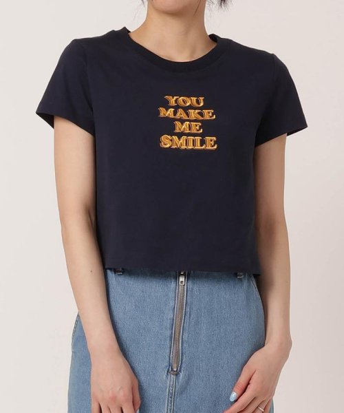 REDYAZEL(レディアゼル)/YOU MAKE ME SMILE 刺繍Tシャツ/img23