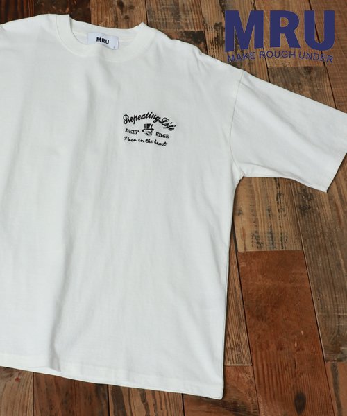 marukawa shonan(marukawa shonan)/【MRU/エムアールユー】コットン100％ ビリヤード ボウリング ルードロゴ刺繍 半袖Tシャツ/メンズ 半袖 トップス カジュアル Tシャツ 綿100 /img43