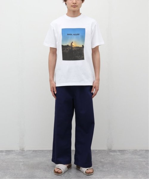 417 EDIFICE(フォーワンセブン　エディフィス)/【BASILHOUSE×417】グラフィック Tシャツ/img01