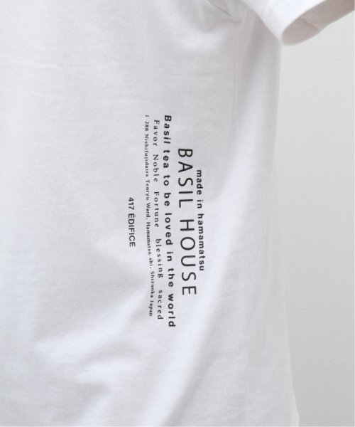 417 EDIFICE(フォーワンセブン　エディフィス)/【BASILHOUSE×417】グラフィック Tシャツ/img15