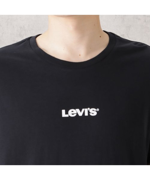 MAC HOUSE(men)(マックハウス（メンズ）)/Levi's リーバイス グラフィック クルーネックTシャツ BW PATTERN FILL CAVIAR 22491－1214/img01