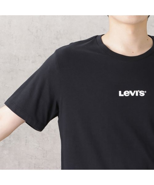 MAC HOUSE(men)(マックハウス（メンズ）)/Levi's リーバイス グラフィック クルーネックTシャツ BW PATTERN FILL CAVIAR 22491－1214/img02