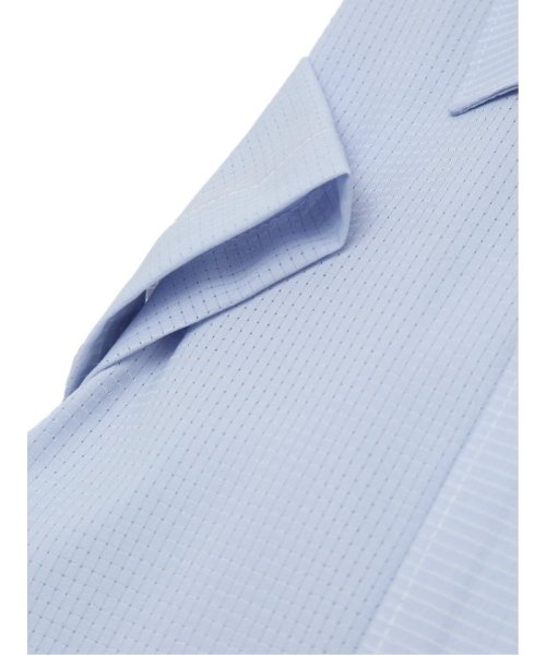 TAKA-Q(タカキュー)/ドットエア スタンダードフィット ワイドカラー半袖ニット 半袖 シャツ メンズ ワイシャツ ビジネス yシャツ 速乾 ノーアイロン 形態安定/img02