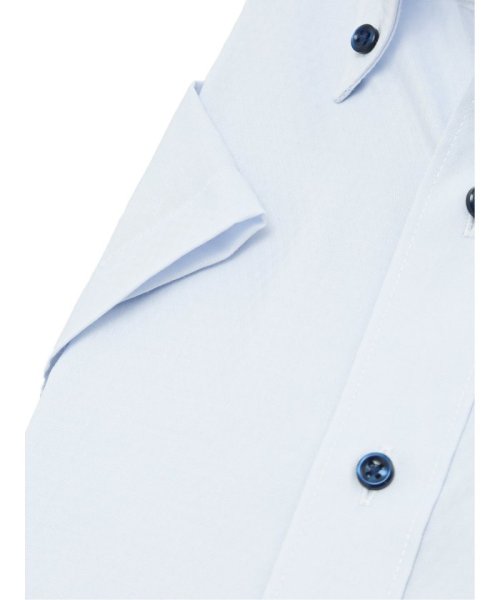 TAKA-Q(タカキュー)/形態安定 吸水速乾 スタンダードフィット ボタンダウン 半袖 シャツ メンズ ワイシャツ ビジネス yシャツ 速乾 ノーアイロン 形態安定/img03