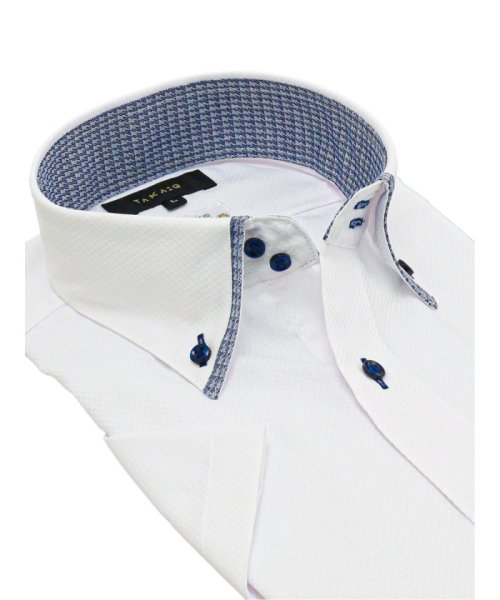 TAKA-Q(タカキュー)/形態安定 吸水速乾 スタンダードフィット ドゥエ半袖シャツ/img01