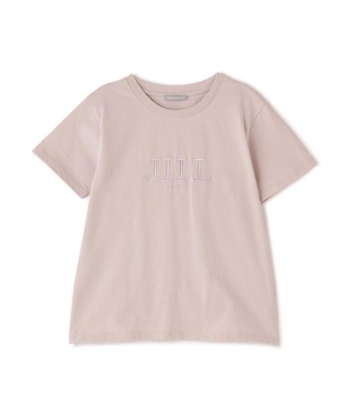 JILL by JILL STUART(ジル バイ ジル スチュアート)/シシュウロゴTシャツ　WEB限定カラー：バイカラー　ラベンダー/img45