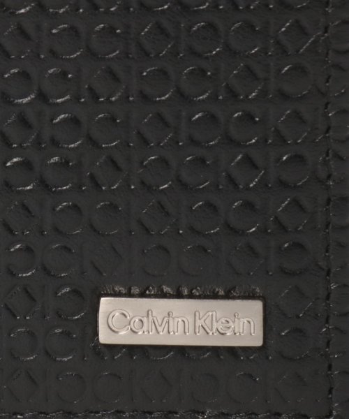 Calvin Klein(カルバンクライン)/【Calvin Klein / カルバンクライン】BILLFOLD WITH COIN POCKET / ワンポイント レザーコンパクトウォレット 二つ折り財布/img09