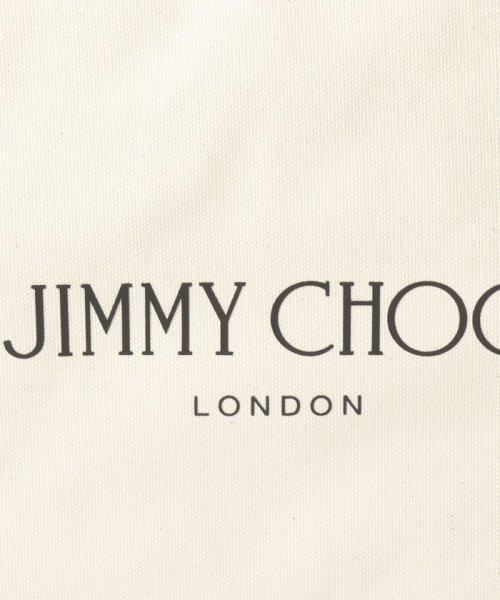 JIMMY CHOO(ジミーチュウ)/【JIMMY CHOO】ジミーチュウ トートバッグ LOGOTOTE FFQ キャンバスレザー BLACK 鞄 レディース/img06