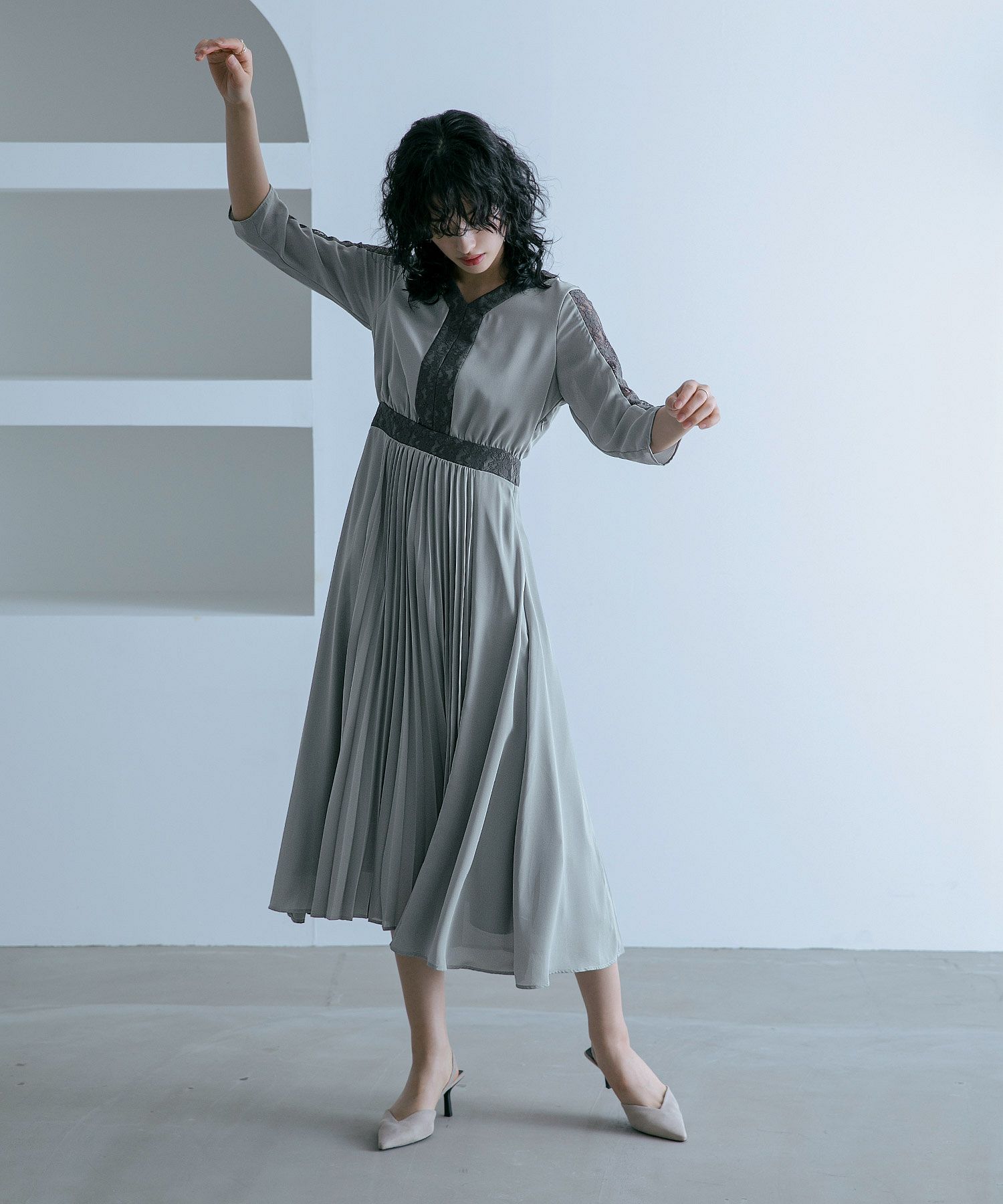 人気】theory luxe ワンピース ロング ドレス パーティー Aライン