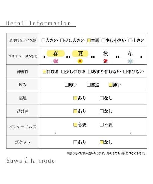 Sawa a la mode(サワアラモード)/背中が涼しい半袖レースインナートップス/img45