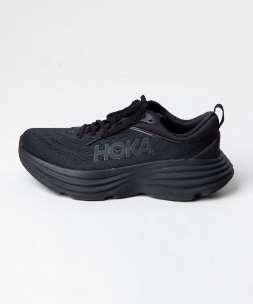 HOKA ONE ONE(ホカオネオネ)/ホカ HOKA 1127952 スニーカー W BONDI 8 レディース シューズ ボンダイ 8 靴 ホカオネオネ ブラック ホワイト 22.5～25.0cm/img05