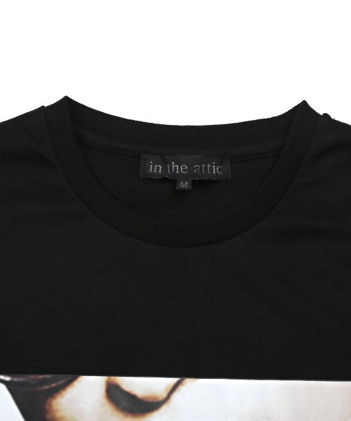 LUXSTYLE(ラグスタイル)/ガールタトゥープリントTシャツ/Tシャツ メンズ 半袖 ガールフォト プリント ロゴ タトゥー リップ/img12