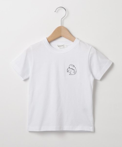 Dessin(kids)(デッサン　キッズ)/【ファミリーリンク】アニマル刺繍Tシャツ〈100－140〉/img01