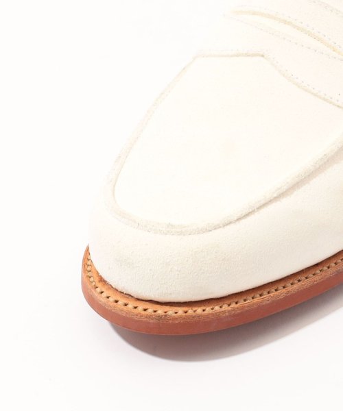 【別注】SANDERS BUTT SEAM LOAFER ホワイトバックス ローファー SEAM