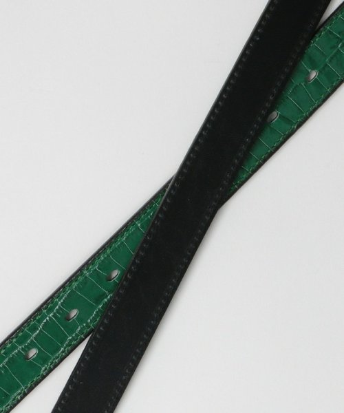 monkey time(モンキータイム)/＜monkey time＞ CROCODILE/EMBOSS LTHR BELT/ベルト/img02