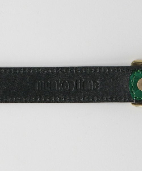 monkey time(モンキータイム)/＜monkey time＞ CROCODILE/EMBOSS LTHR BELT/ベルト/img03