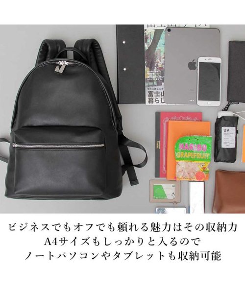 BACKYARD FAMILY(バックヤードファミリー)/REGiSTA Pu－Leather DayPack/img05