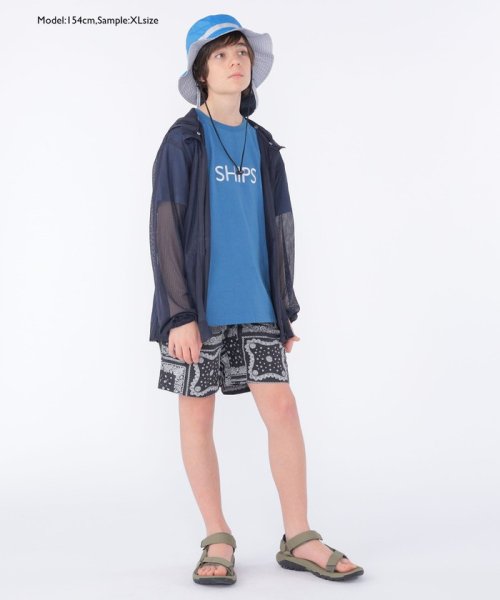 SHIPS KIDS(シップスキッズ)/SHIPS KIDS:80～175cm /〈虫除け（インセクトシールド）〉メッシュ フード パーカー/img59