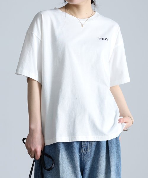 Ranan(ラナン)/＜ＦＩＬＡ/フィラ＞綿100％シンプルロゴTシャツ/img05