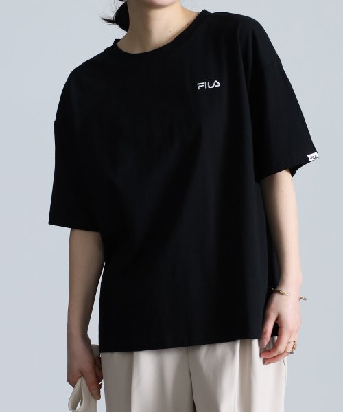 Ranan(ラナン)/＜ＦＩＬＡ/フィラ＞綿100％シンプルロゴTシャツ/img10