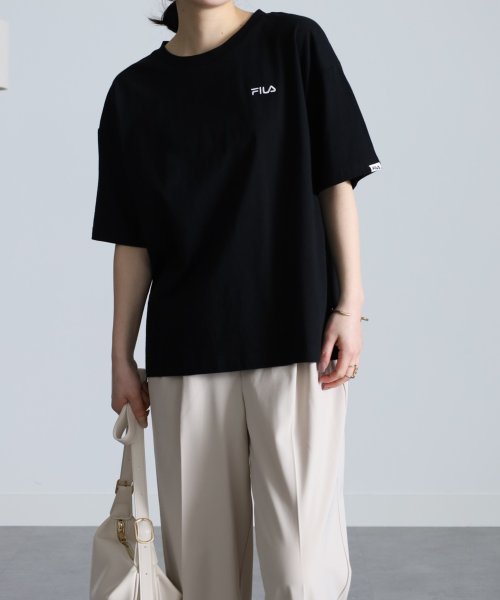 Ranan(ラナン)/＜ＦＩＬＡ/フィラ＞綿100％シンプルロゴTシャツ/img11