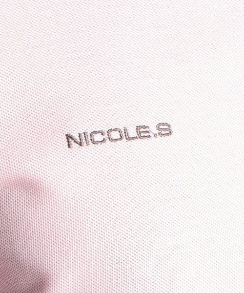 NICOLE CLUB FOR MEN(ニコルクラブフォーメン)/【NICOLE SPORTS】ドライカノコロゴ刺繍ポロシャツ/img11