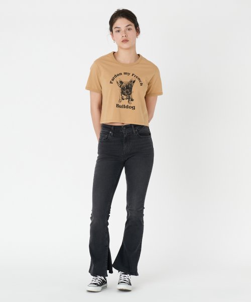 LEVI’S OUTLET(リーバイスアウトレット)/リーバイス/Levi's 725 ハイライズ スリット フレアジーンズ SLIT BOOTCUT ブラック/img05