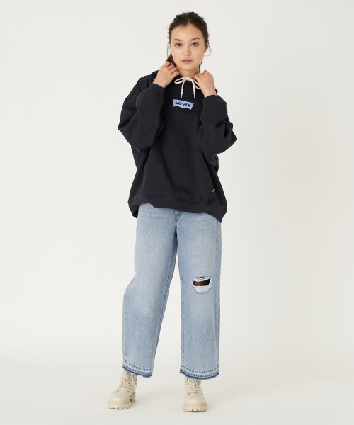 LEVI’S OUTLET(リーバイスアウトレット)/リーバイス/Levi's ハイウエストバギージーンズ ライトインディゴ BAGGY HIGH WATER CHECK YOURSELF/img05