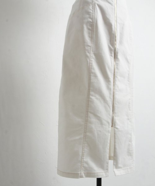 tocco closet(トッコクローゼット)/ポケット付きフロントファスナーデニムタイトスカート/img20