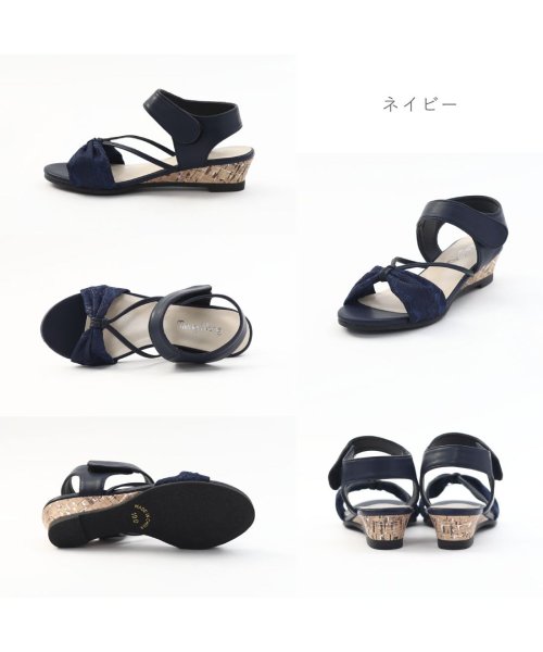 FOOT PLACE(フットプレイス)/mongmong キッズ ジュニア 女の子 サンダル 子供靴 軽量 かわいい ブルー ホワイト ネイビー ピンク 青 白 紺 SM－5132/img08