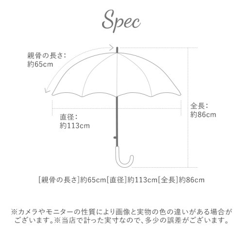 BACKYARD FAMILY(バックヤードファミリー)/amusant sous la pluie 大きな長傘 65cm/img10